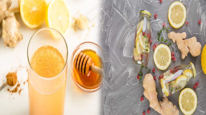 Honey Lemon Ginger Detox Drink