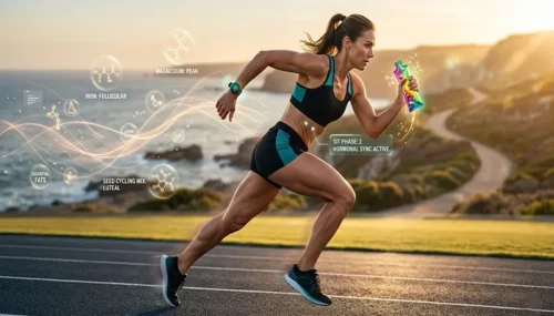 Cycle-Aware Nutrition and Sprint Interval Training for Hormonal Balance