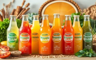 Fiber-Rich Prebiotic Sodas for Gut Health and Natural Satiety