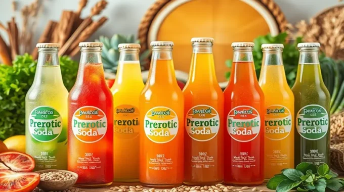 Fiber-Rich Prebiotic Sodas for Gut Health and Natural Satiety